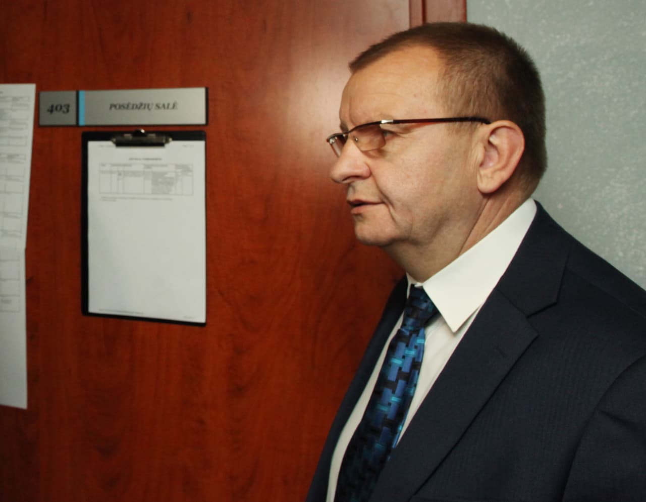 Teismas aiškinsis, ar A. Matoniui tikrai buvo būtinybė vairuoti neblaiviam. Martyno Ambrazo (ELTA) nuotr.