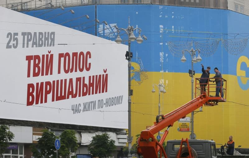 Ukraina rengiasi prezidento rinkimams. EPA-ELTA nuotr.