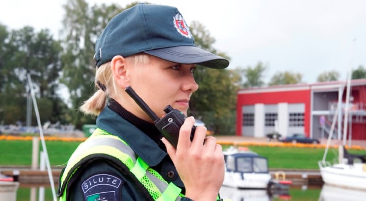 Lietuvos policininkė. Nuotr. policija.lt