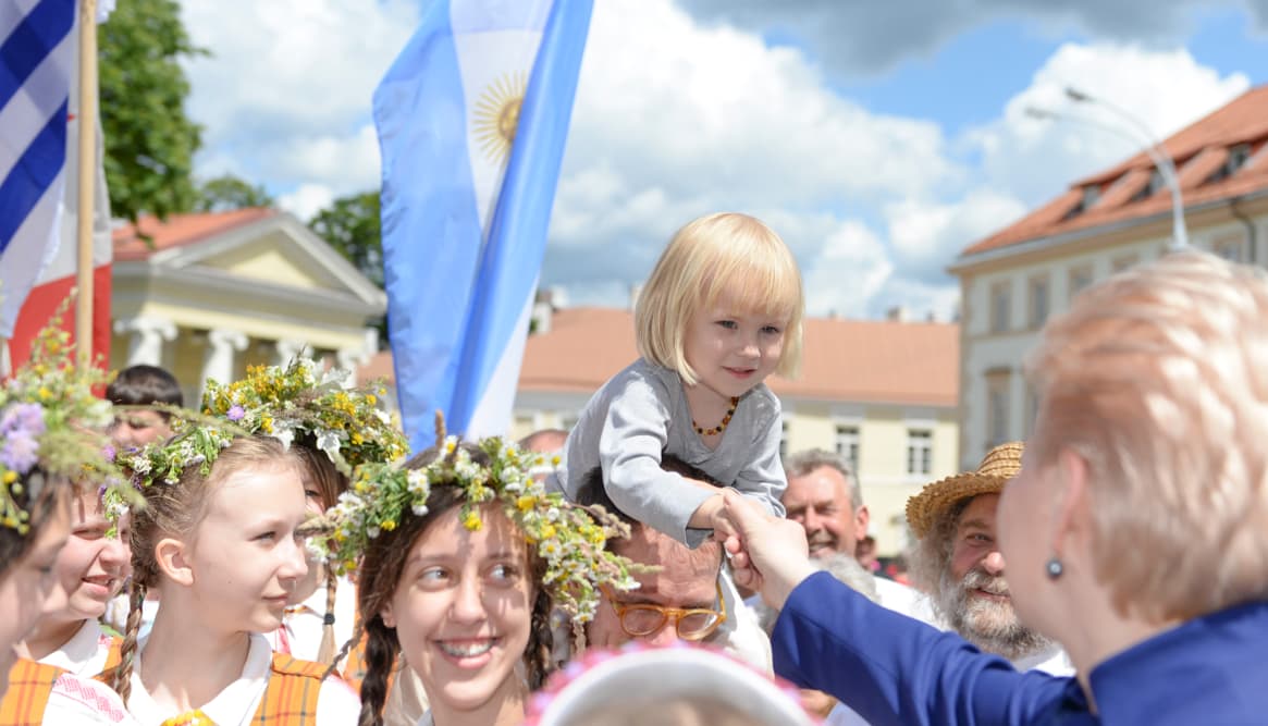 D. Grybauskaitė: „Dainų šventė - unikalus Lietuvos gyvybingumas“