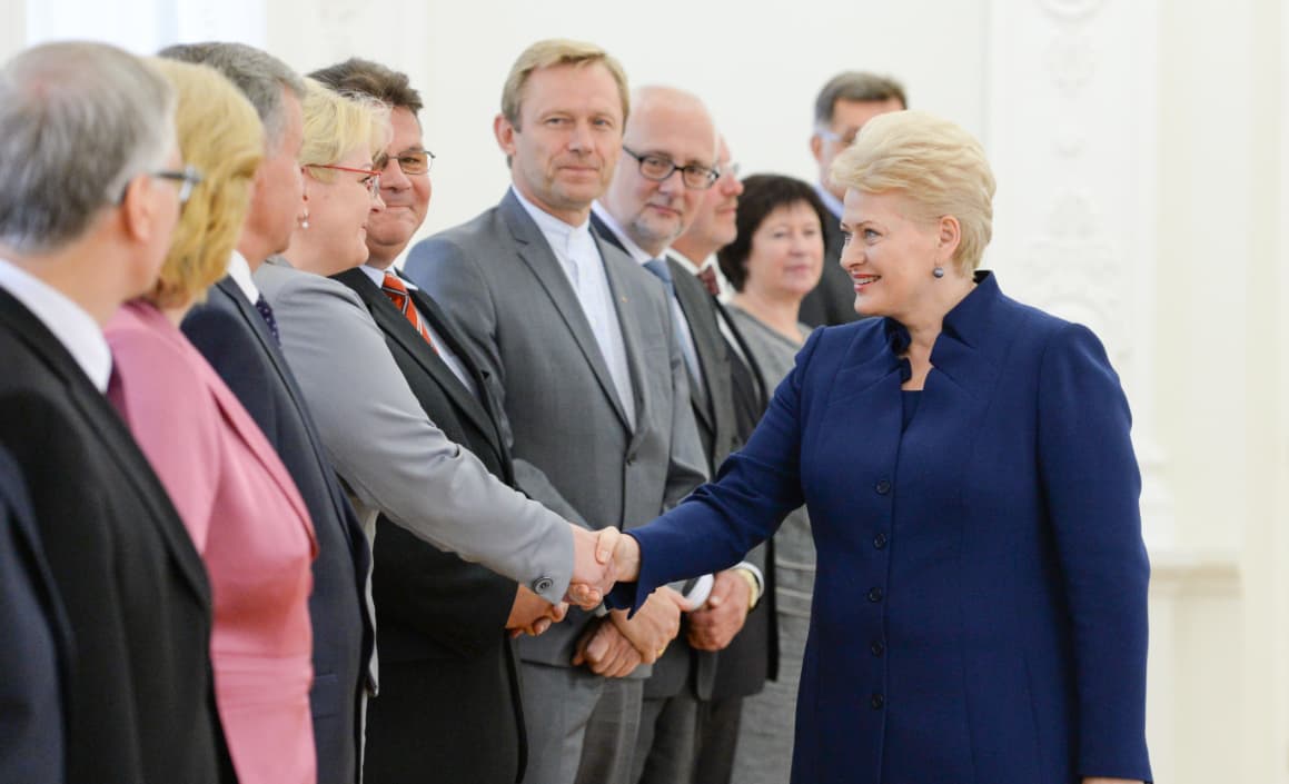 Prezidentės susitikimas su Vyriausybės nariais ir spaudos konferencija (nubrėžtos gairės vyriausybei)