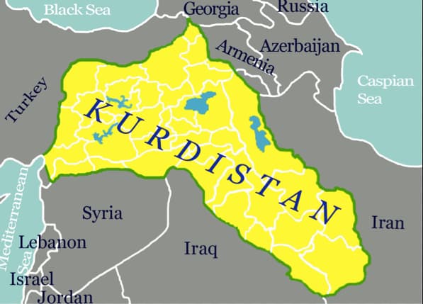 Kurdistanas – regionas Artimuosiuose Rytuose, Turkijos, Irano, Irako ir Sirijos teritorijose, apgyvendintas daugausia kurdų. Manoma, kad visas regionas užima apie 392 000 km², ir jame gyvena apie 40 mln. kurdų.