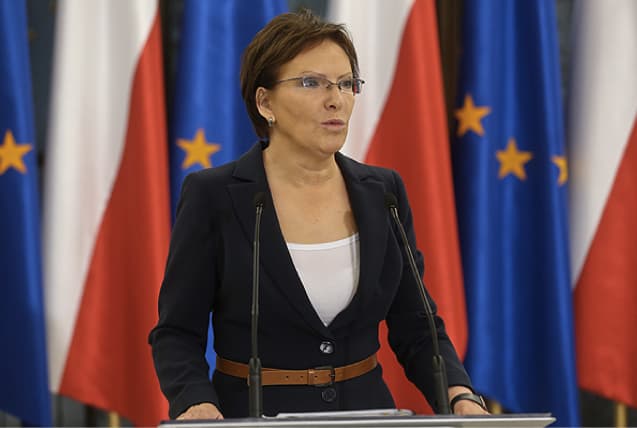 Lenkijos premjerė keičia požiūri į Ukrainą