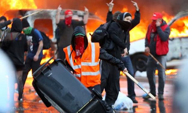 Briuselyje protestai virto riaušėmis