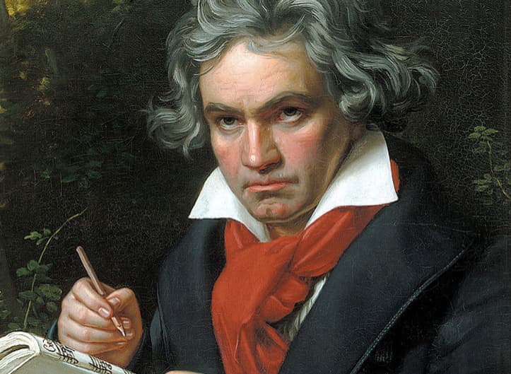Liudvikas van Bethovenas – regionų aplinkos apsaugos departamentų himno bendraautorius (Joseph'o Karl Stieler'io 1818 m. nutapytas L. van Bethoveno portretas)