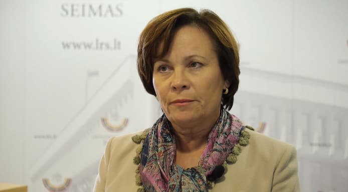 Konservatorė R. Juknevičienė pasidžiaugė rusiškos televizijos parengtu reportažu