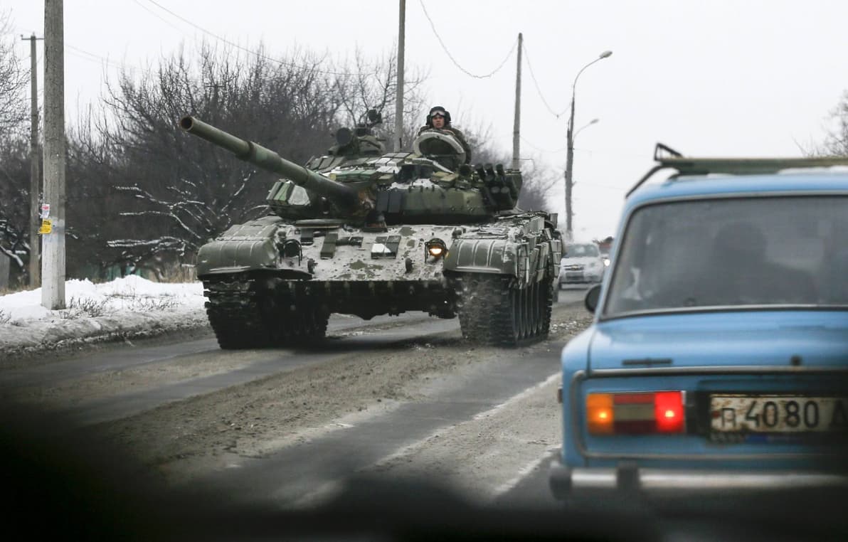 Prorusiški separatistai Donbase. Nuotr. Reuters