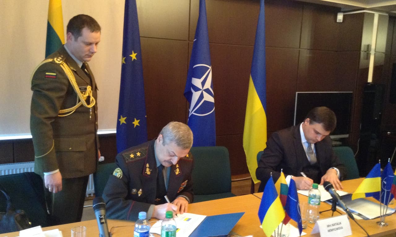 Lietuva patikimas Ukrainos partneris karinio bendradarbiavimo srityje