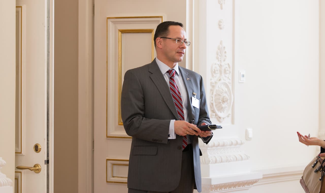 Ambasadorius Ž. Pavilionis. Nuotr. E.eu