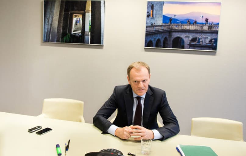 Europos Vadovų Tarybos pirmininkas nepasiruošęs griežtinti sankcijas Rusijai