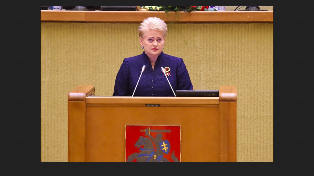 Prezidentė D. Grybauskaitė niekam neleis užgesinti Sąjūdžio įžiebtos ugnies