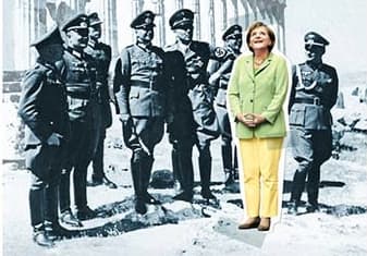 „Der Spiegel“ parodė Merkel jos vietą