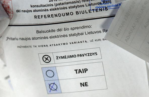Dėl 2012 m. spalio 14 d. Tautos referendumo įgyvendinimo