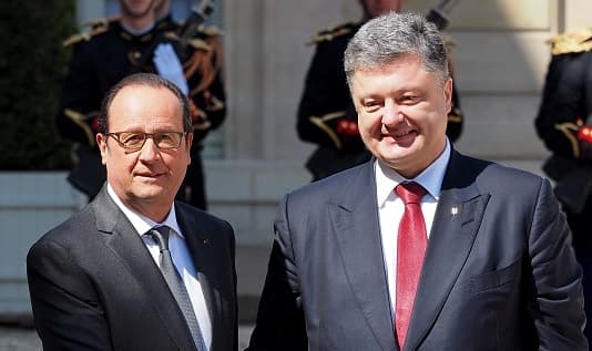 Porošenka Prancūzijoje