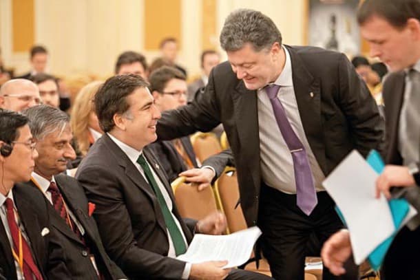 Vakarų spauda mano, kad M. Saakašvilis kartu su ukrainiečiais statys naują Ukrainą.