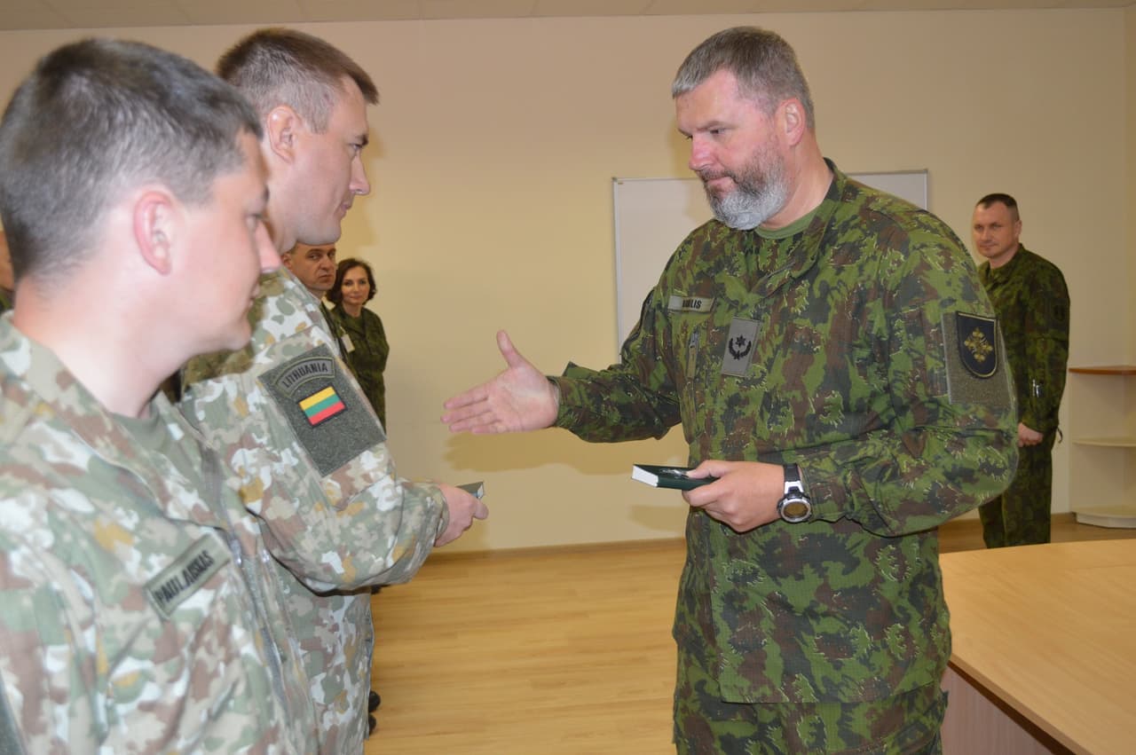 Į Europos Sąjungos operaciją „Atalanta“ išlydėti Nacionalinio paramos elemento kariai