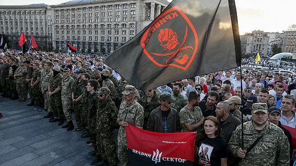 D. Jarošas: „Dešinysis sektorius“ pradeda naująjį revoliucijos etapą Ukrainoje