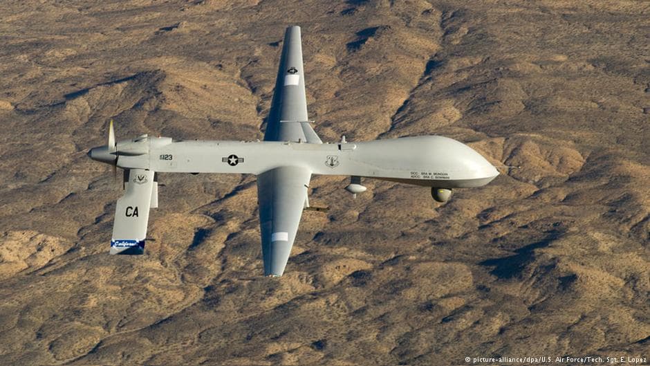 JAV kariai ketina naudoti dronus Ukrainos danguje