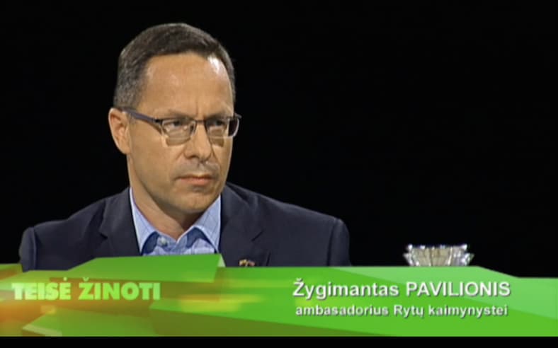 Ambasadorius Rytų kaimynystei – konservatorius Ž. Pavilionis