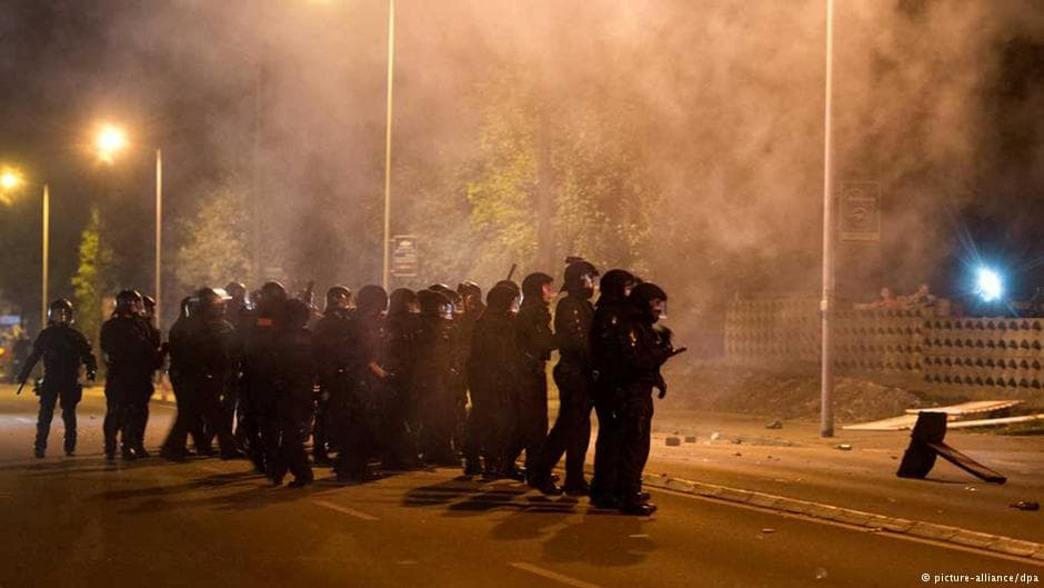 Vokietijoje vyksta protestai prieš migrantus