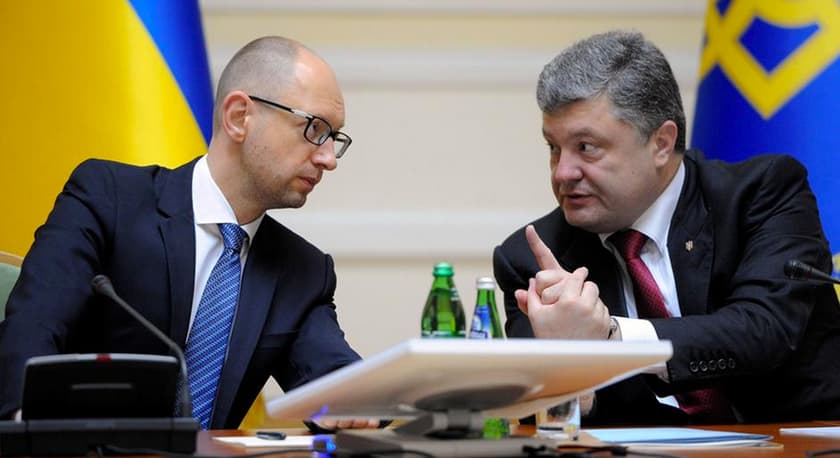 Jungiasi P. Porošenkos ir A. Jaceniuko partijos
