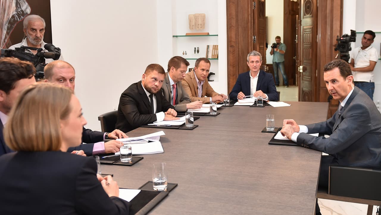 Sirijos prezidento Bašaro al Asado interviu Rusijos žurnalistams