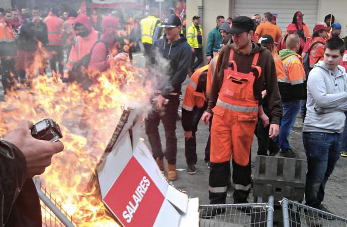 Belgijoje protestai prieš vyriausybės taupymo politiką
