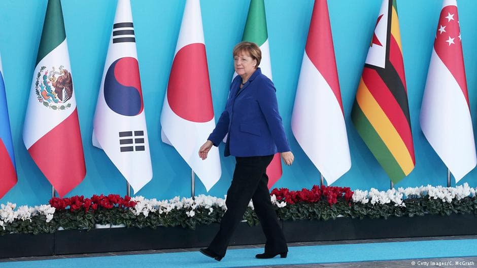 A. Merkel : G20 šalys skelbia karą terorui