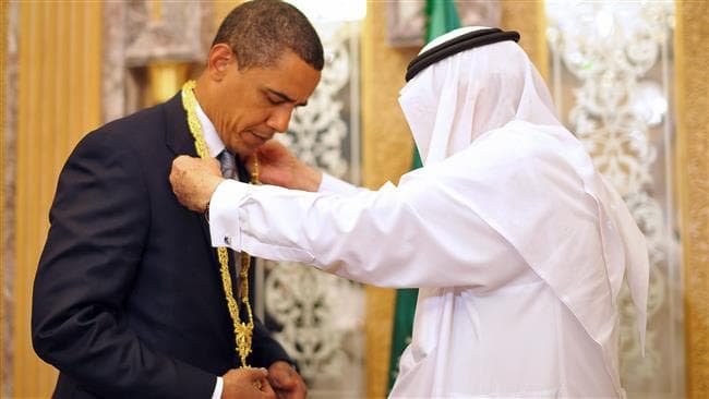 Saudo Arabija apipylė B. Obamą dovanų lietumi už 1,3 mln. dolerių