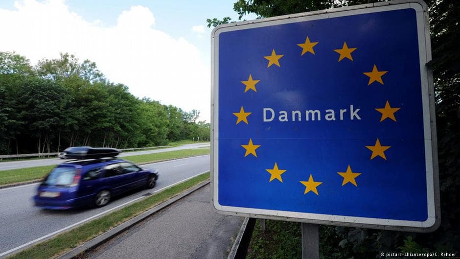 Danai kontroliuos sieną su Vokietija