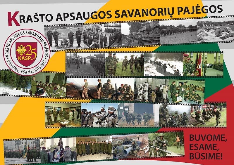 Bus paminėtos 25-osios Krašto apsaugos savanorių pajėgų įkūrimo metinės
