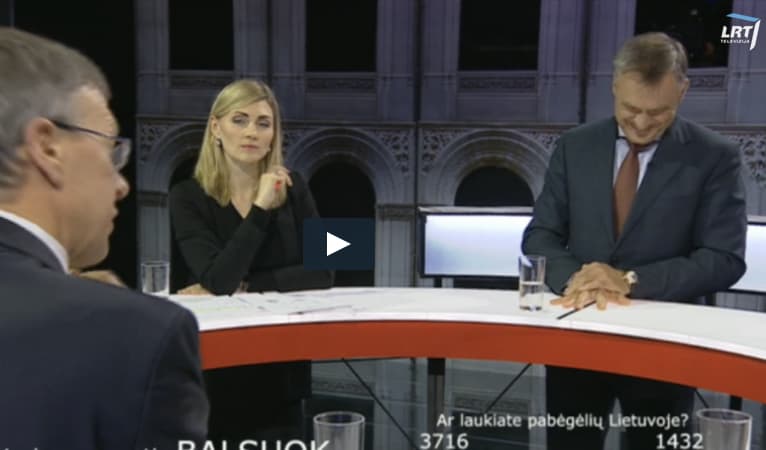 Valstybinio transliuotojo eteryje padiskutuota pabėgėlių tema