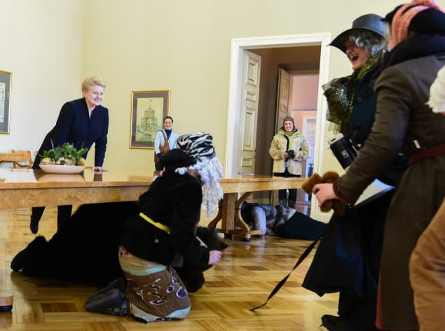 Prezidentė kviečia Užgavėnių blynų