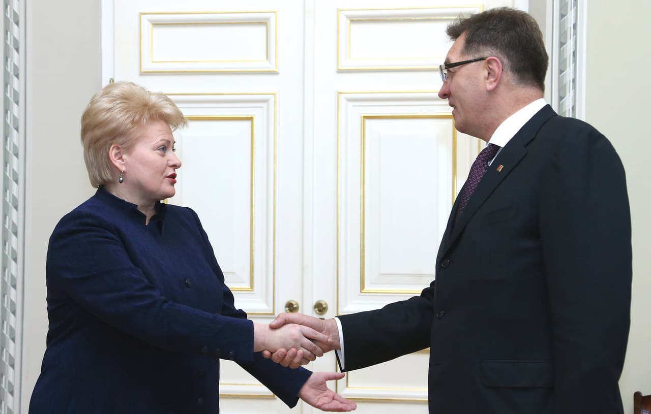 Prezidentė ir premjeras. Nuotr. prezidentas.lt