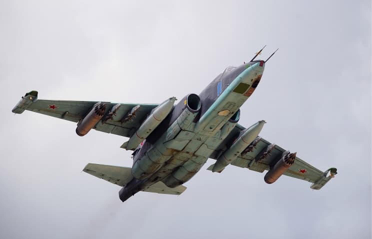 Rusijos pietuose nukrito lėktuvas Su-25, pilotas žuvo