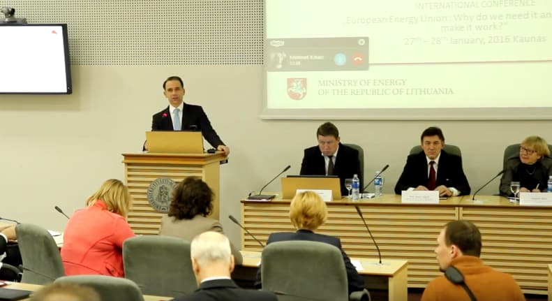 Rokas Masiulis. Keynote address: Together Stronger in Energy Security