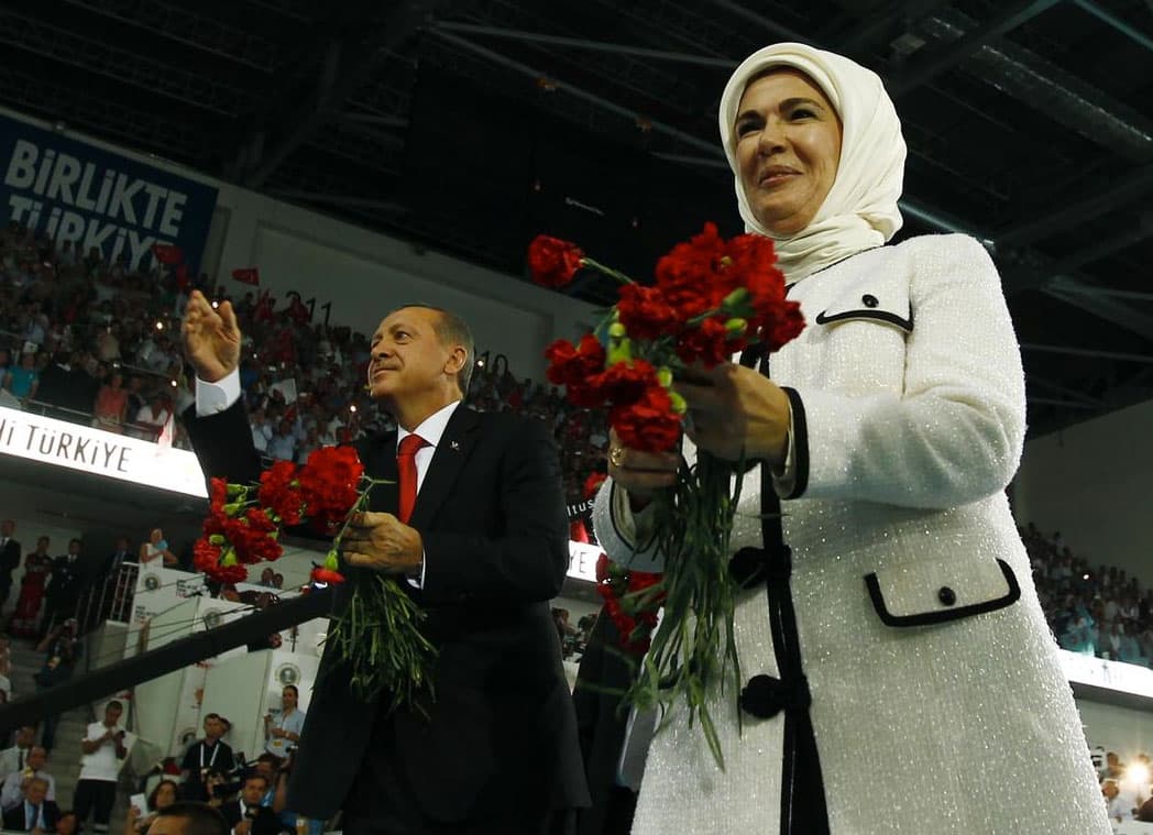 Turkijos prezidento žmona teigia, kad Osmanų laikų haremas yra geras dalykas