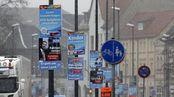 Vokietija: Žiniasklaida municipaliniuose rinkimuose pranašauja sėkmę euroskeptikams