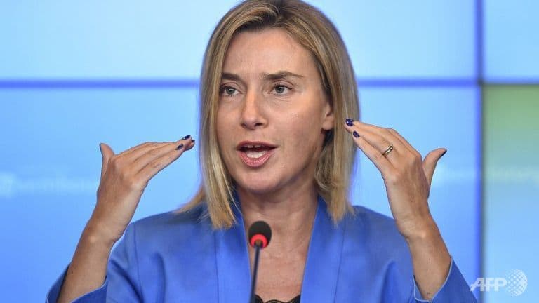 ES diplomatijos vadovė Federika Mogerini (Federica Mogherini).