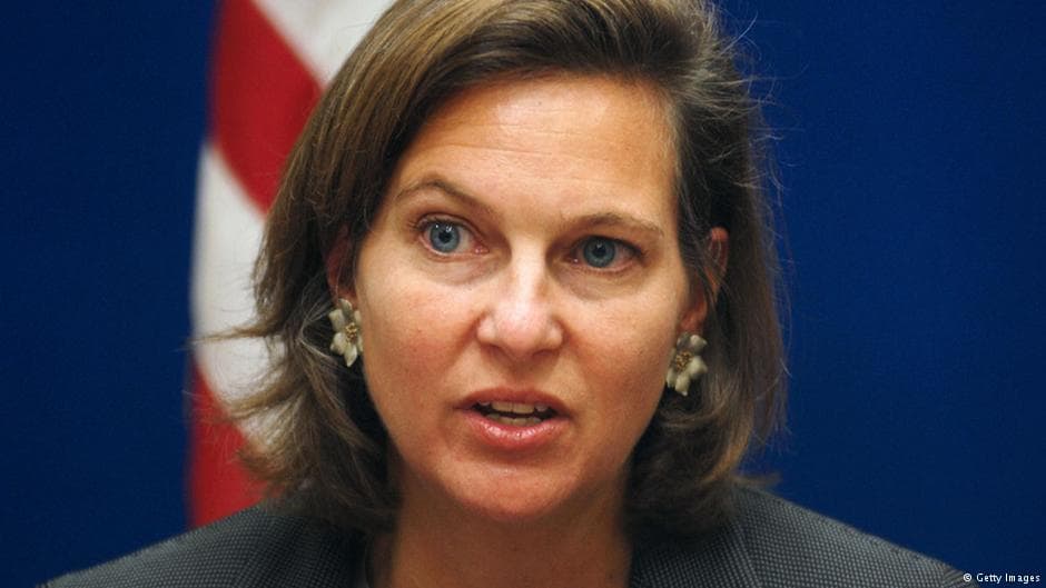 JAV valstybės sekretoriaus pavaduotoja Europos ir Eurazijos reikalams Viktorija Nuland (Victoria Nuland).