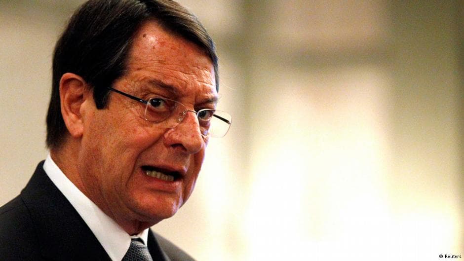 Kipro Respublikos prezidentas Nikas Anastasiadis (Νίκος Αναστασιάδης).