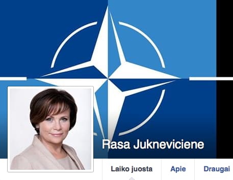 Fragmentas iš R. Juknevičienės asmeninės paskyros „Facebook“ tinkle.