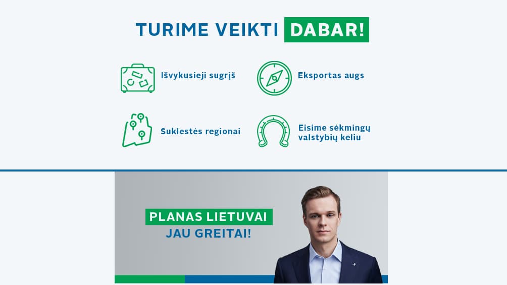 Balandžio 20 d. tikrieji Lietuvos gelbėtojai pristatys revoliucinį planą Lietuvai