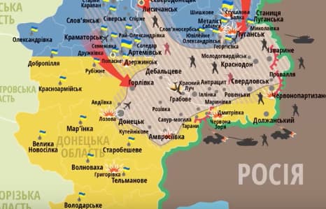 Dvejus metus trunkanti antiteroristinė operacija Rytų Ukrainoje – per dvi minutes