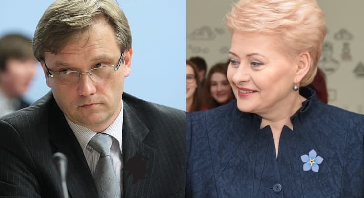 Z. Vaišvila (kairėje) ir D. Grybauskaitė.