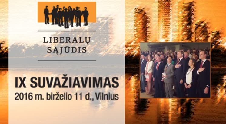 Liberalai suvažiavimo metu įdiegs naują priemonę Lietuvos partinėje sistemoje