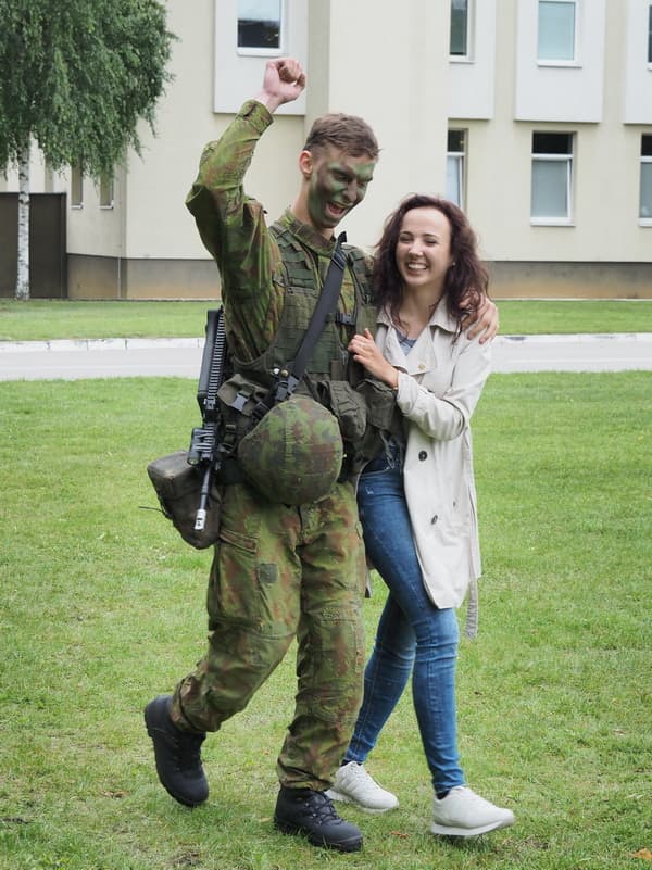 Kęstučio Dijoko nuotraukose: IV kurso kariūnų sugrįžimas.