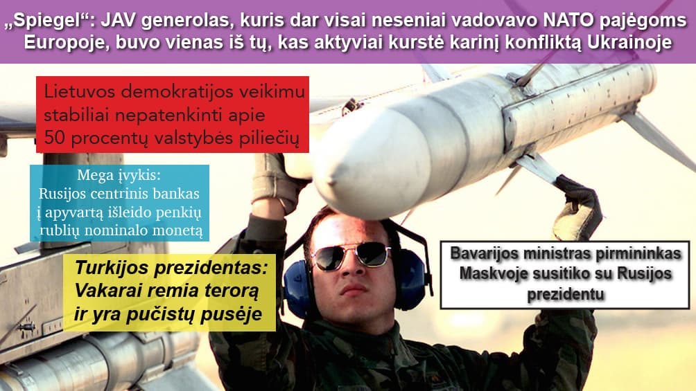 Lietuva ir užsienis per savaitę