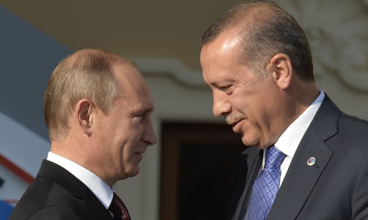 Susitiko V. Putinas ir R. T. Erdoanas