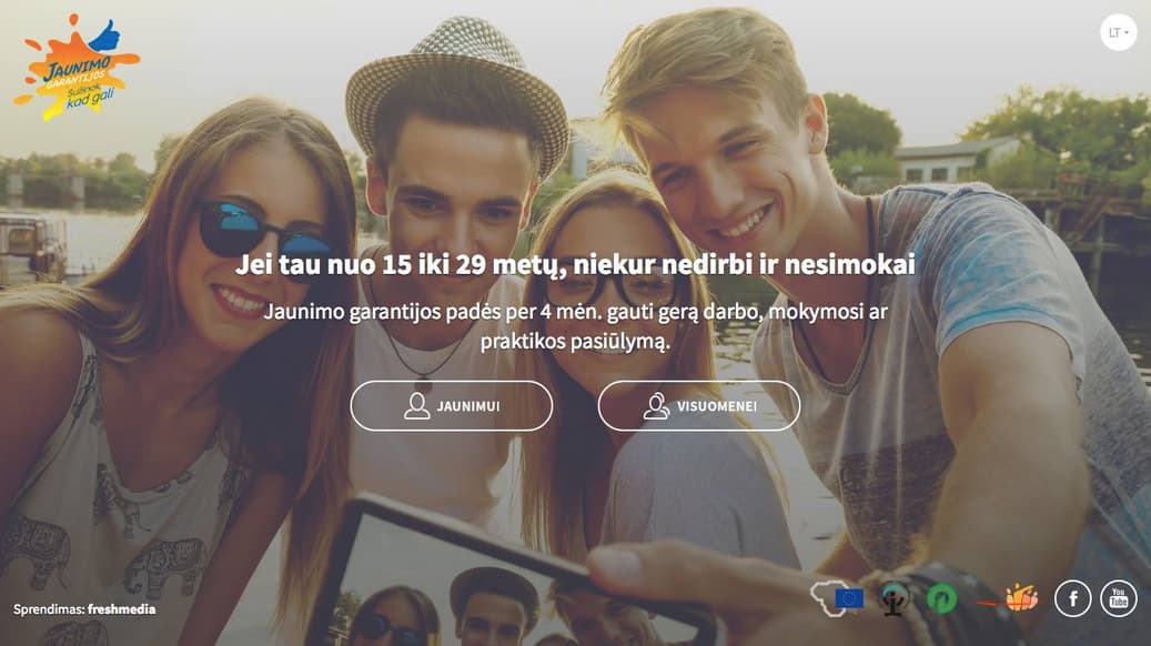 Investuojami milijonai pasiteisina – jaunimo užimtumas Lietuvoje vienas mažiausių ES